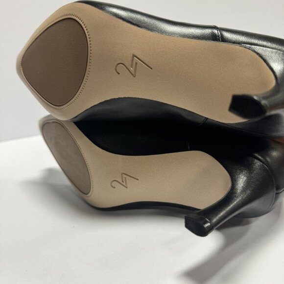 Naturalizer Womens Fanfare Black Leather Pumps, Size 7.5 Narrow - Picture 5 of 6